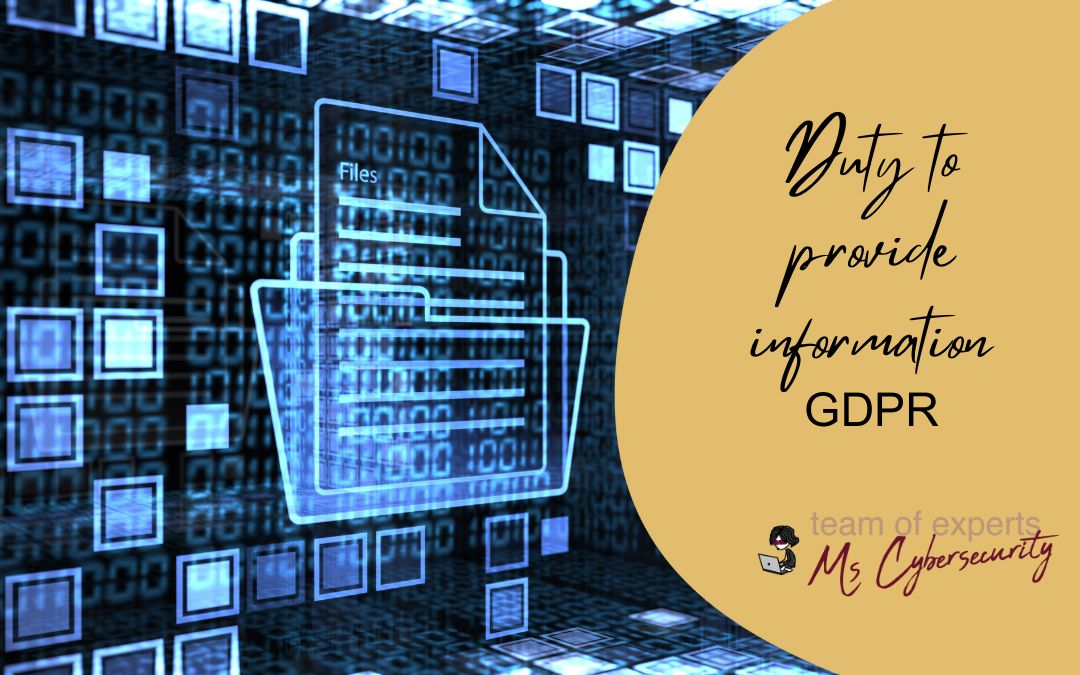 The GDPR brings duty to provide information – Structure and model according to Art. 13 GDPR and Art. 14 GDPR