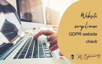 How to check GDPR website compliance – GDPR website check