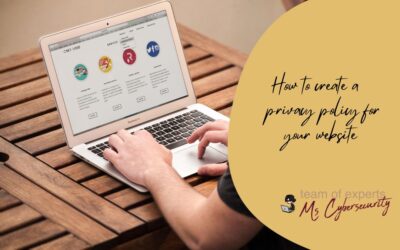How to create a GDPR compliant privacy policy for your website – including template for procedure